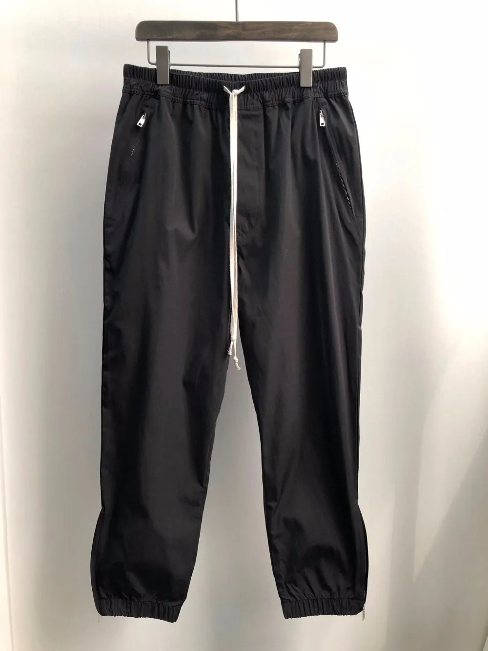 

Owen Seak Men Pants 100% Cotton Gothic Men's Clothing Sweatpants Summer Lightweight Women Solid Loose Pants Size XL