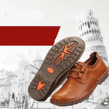 

brand New men Shoes men Casual 100% Genuine Leather flats driving shoes business men's shoes casual best quaity