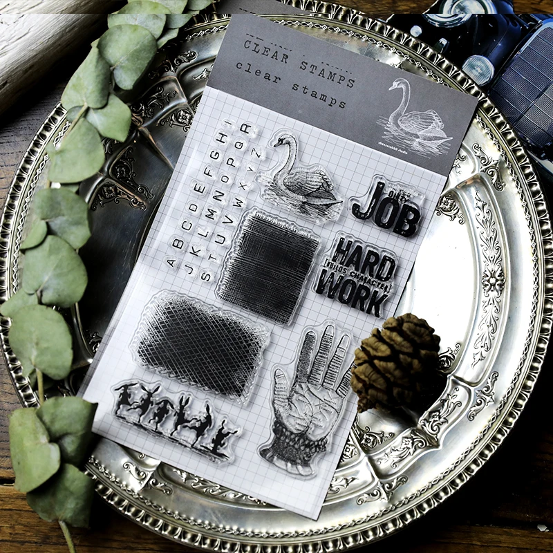 

KLJUYP Clear Stamps Scrapbook Paper Craft Clear stamp scrapbooking 279