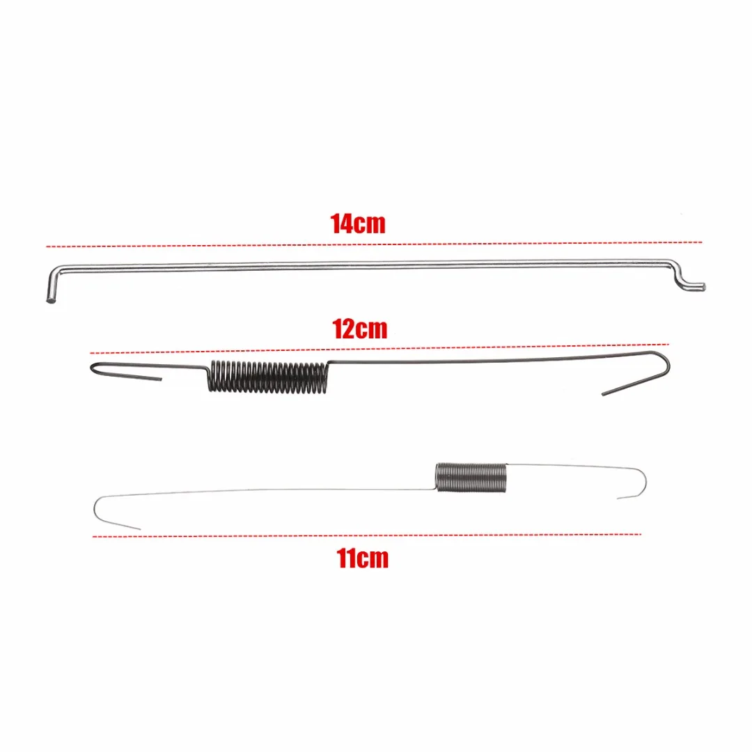 6pcs/2set  Metal Throttle Return Spring Governor Link Rod Set 16555-ZE1-000 16561-ZE1-020 Fit for Honda GX140 GX160 GX200