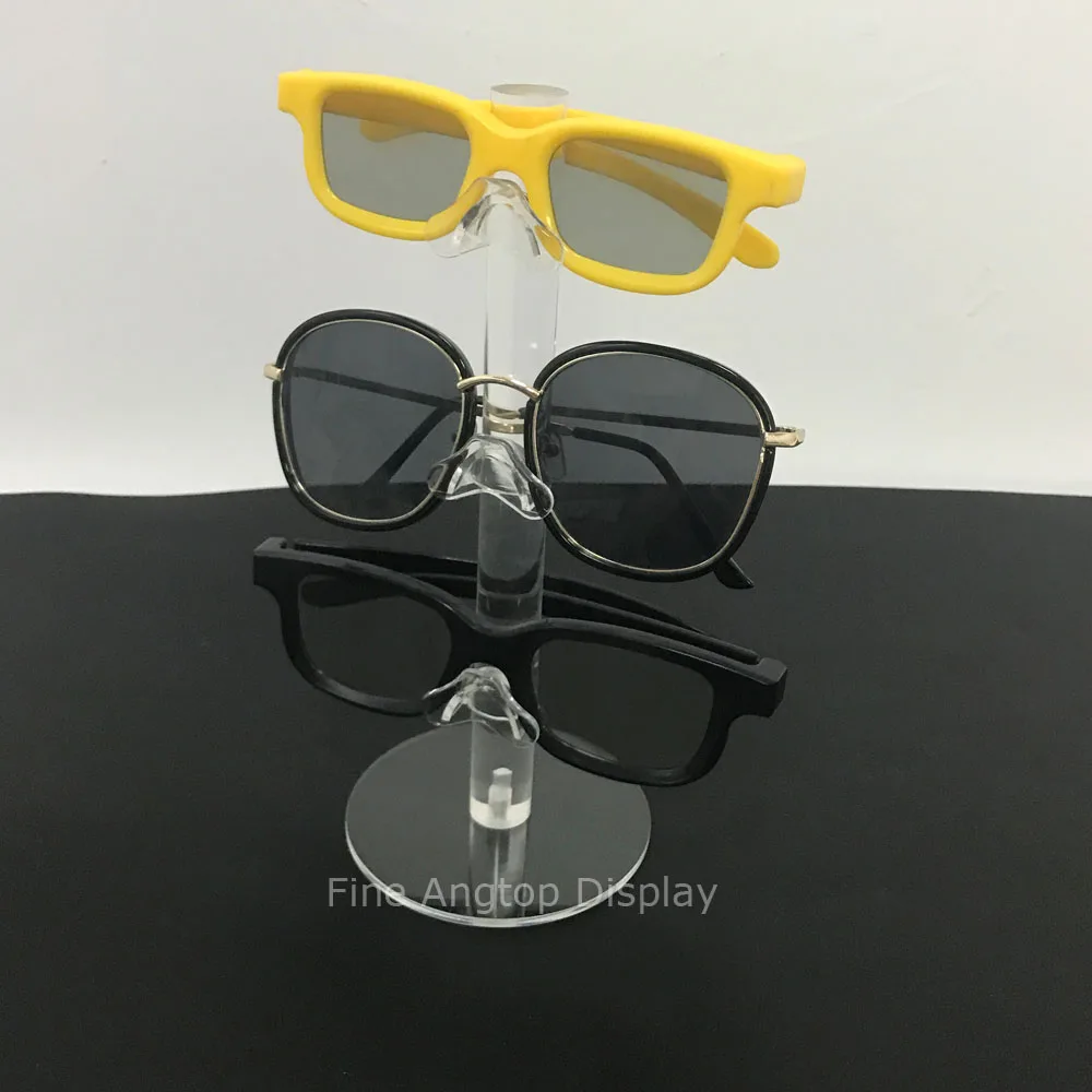 

Clear Acrylic 3 Tier Eyeglass Sunglasses Glasses Display Stand Table Counter Top Retail Show Holder