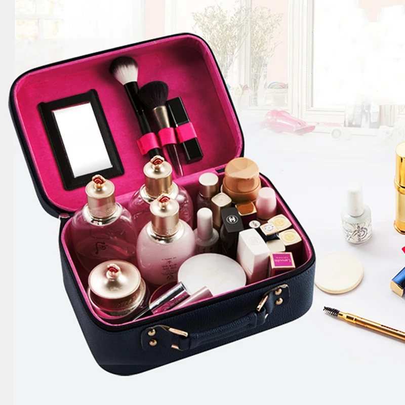 Exquisite Makeup Storage Box Cosmetic Bag for Makeup Case Cosmetics ...