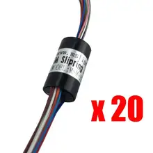 20 шт M slipring Gimbal slip ring Dia.12.5mm 12 каналов 2A MSM-12-12U