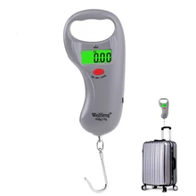 45 кг/10 г мини-электронная шкала баланс веса рыбалка багаж портативный цифровой Путешествия шкала подвесного крючка с лентой линейкой