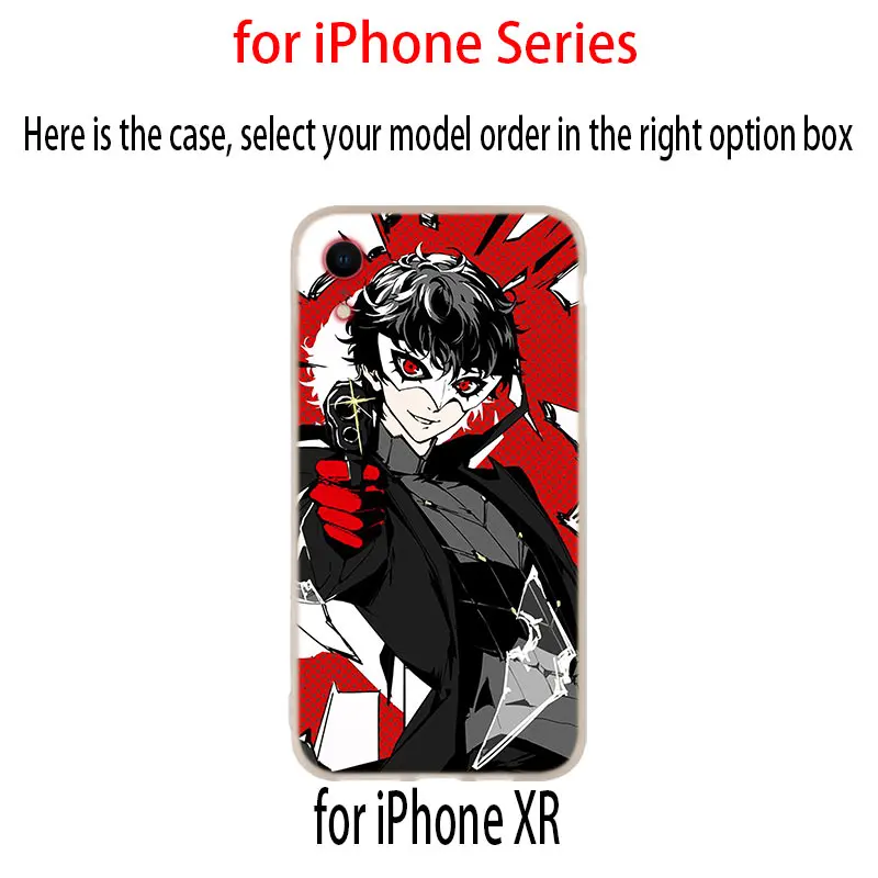 Чехол Persona 5 для iPhone 12 11 Pro X XS Max XR 8 7 6 Plus 5s SE 2020 S 1 Mini|Бамперы| |