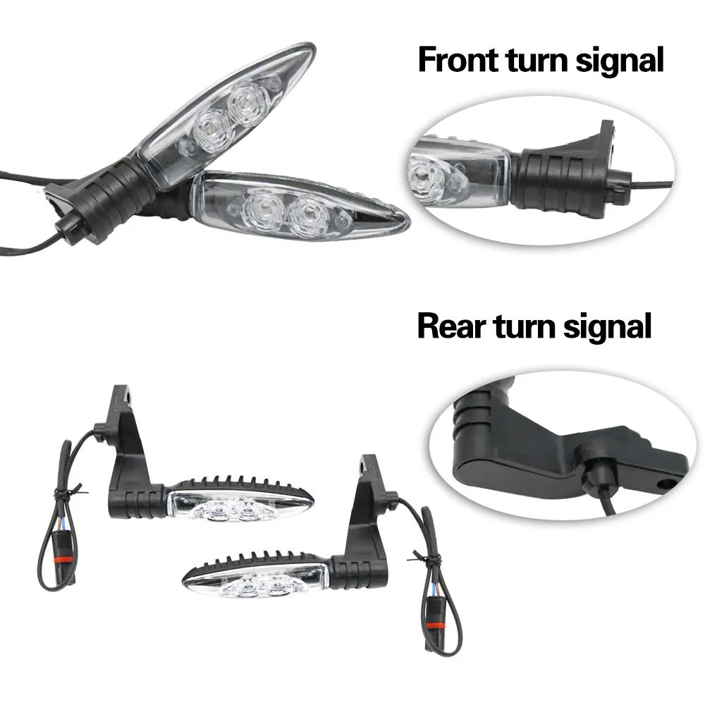 СВЕТОДИОДНЫЕ указатели поворота для мотоцикла, передние и задние индикаторы для BMW R1200 GS R 1200 GS ADVENTURE K1300 R R800GS F 800 R F800 R