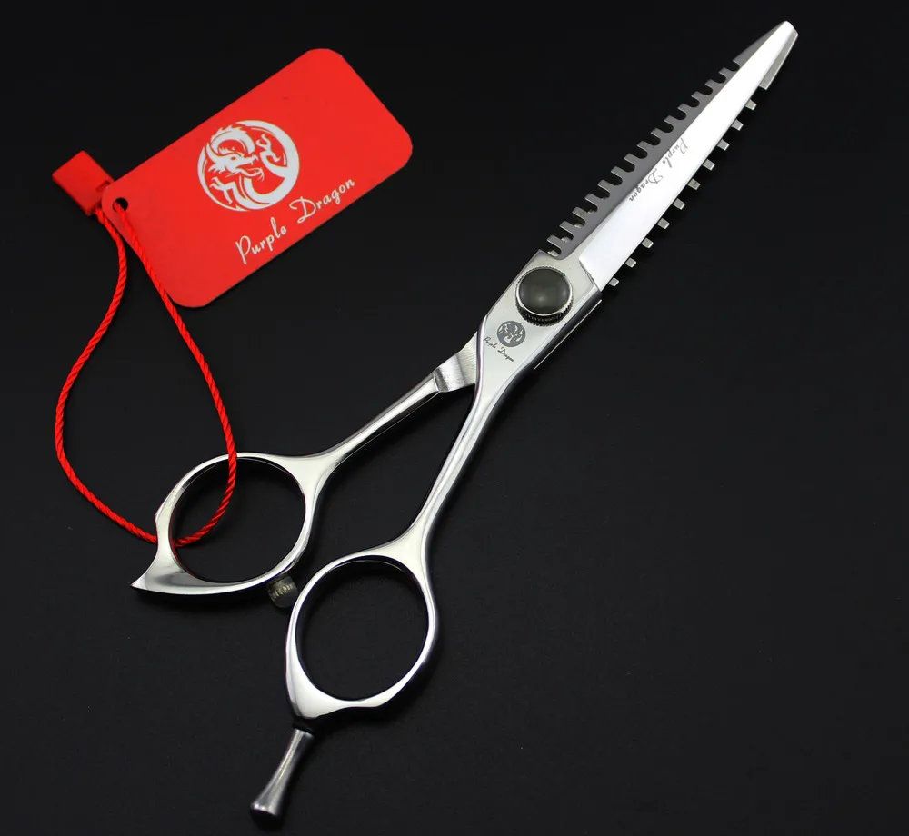 

6.0-inch high-end flat scissors strap Zi tooth quality imports just send package
