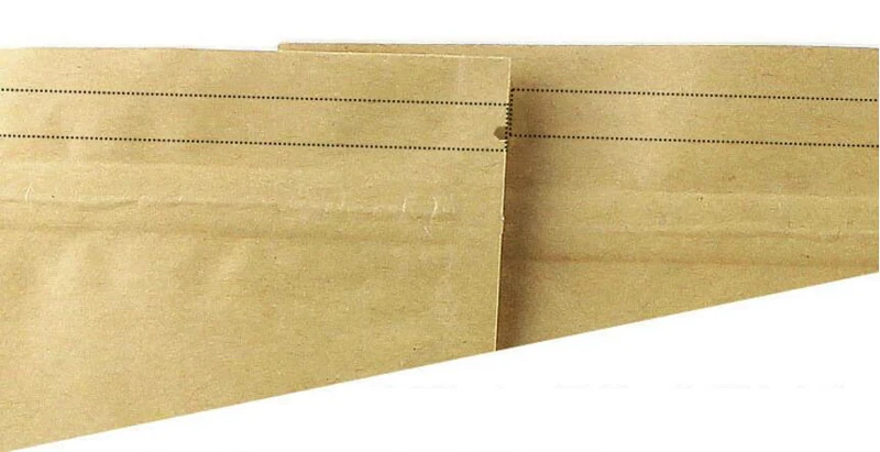 Крафт-бумажный чайный пакетик стоячий подарок фруктовый чай упаковочные пакетики на молнии Самоуплотняющиеся пакетики 100 шт./лот