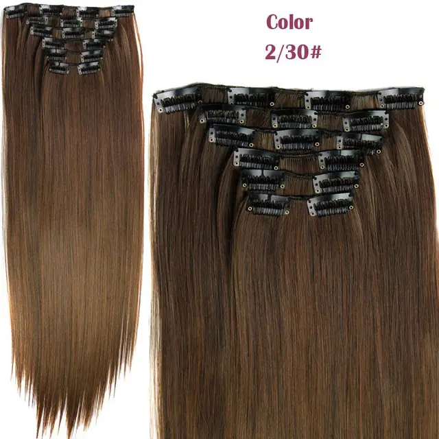 Luxury For Braiding 22" 140g 16 Clips Heat Resistant Synthetic Clip Ins