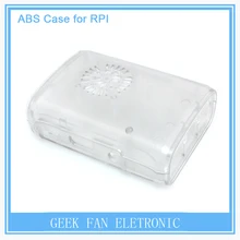 Raspberry Pi 2 ABS Transparent Case Cover Raspberry Pi Model B Plus with Fan Hole Clear Shell Box for Raspberry pi B302T