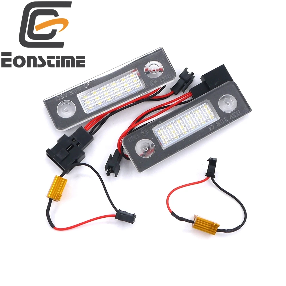 Prix pour Eonstime 2 PCS 18 LED Plaque D'immatriculation de La Lampe pour Skoda Octavia II Pré-lifting Facelifted 2003-2012 Roomster 5J 2006-2010 Prix pour Eonstime 2 PCS 18 LED Plaque D'immatriculation de La Lampe pour Skoda Octavia II Pré-lifting Facelifted 2003-2012 Roomster 5J 2006-2010