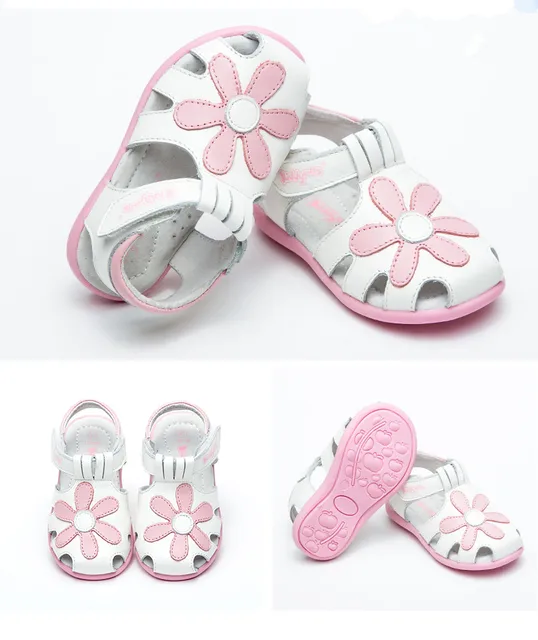 Super quality 1pair Genuine Leather Sandals Children kids Fashion