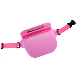 Водонепроницаемый мешок рафтинг Сумки на пояс для телефона кошелек портмоне компактное Камера (розовый)