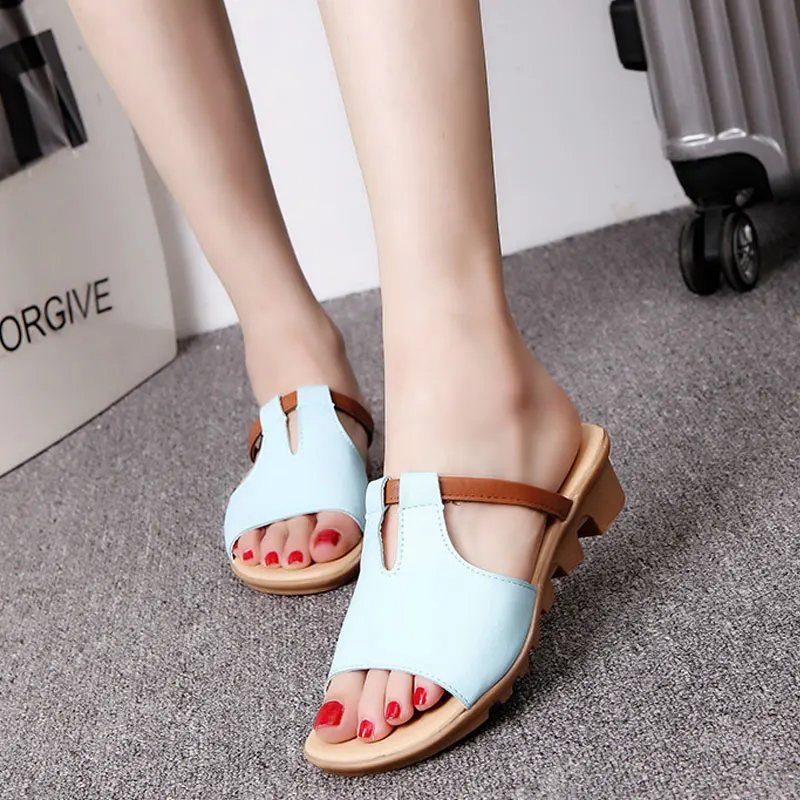 

Fashion Summer Slides Women Slippers Bohemia Gladiator Leisure Beach Outdoor Slippers Female Ladies Footwear Women Shoes DC87