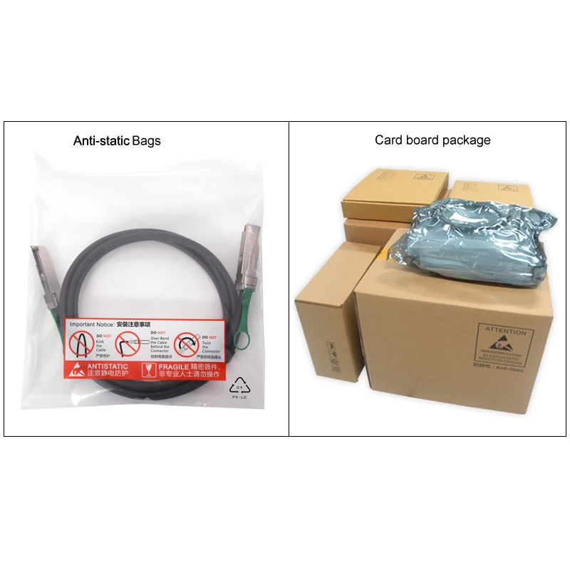 Кабель QSFP H40G CU2M CAB Q 2M + 40G пассивный медный кабель с прямым подключением 30AWG|qsfp|twinax