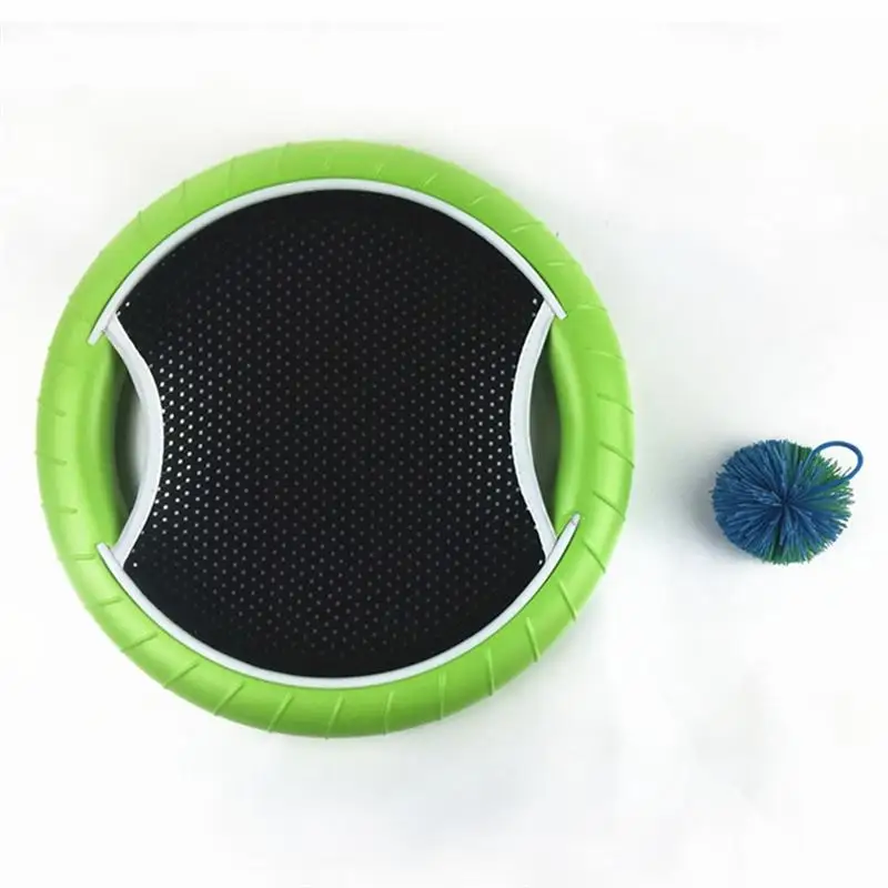 Похлопывающийся мяч ручной батут Супер диск фрисби отскок игра с резиновой лентой надувной мяч (случайный цвет)