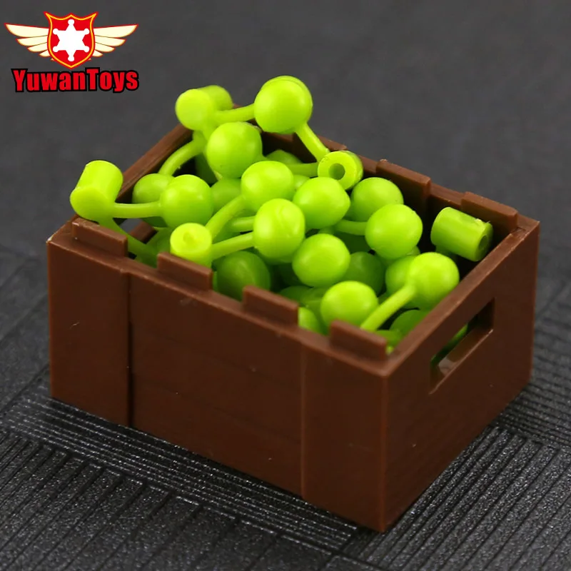 

Building Blocks Action Figure Mini City MOC Friend City Block Fruit Collection Cherry Plants DIY Bricks Construction Toys 20pcs