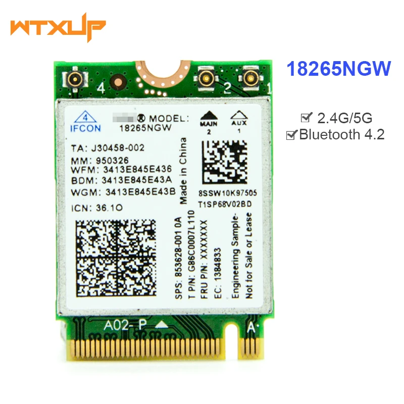Tri Band Wireless AC 18265 wifi Adapter 2.4G/5G BT 4.2 For ... diagram network customer service 