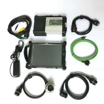 

c5 diagnostics mb sd connect compact 5 + EVG7 DL46 car diagnostic tablet laptop 2GB RAM software v2020.06 HDD super ready to use