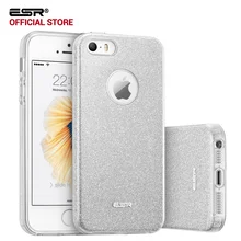 Чехол для iPhone SE ESR Гибридный трехслойная случай ультра тонкий свет Вес модные блестящие чехол для iPhone 5S SE 5 5SE