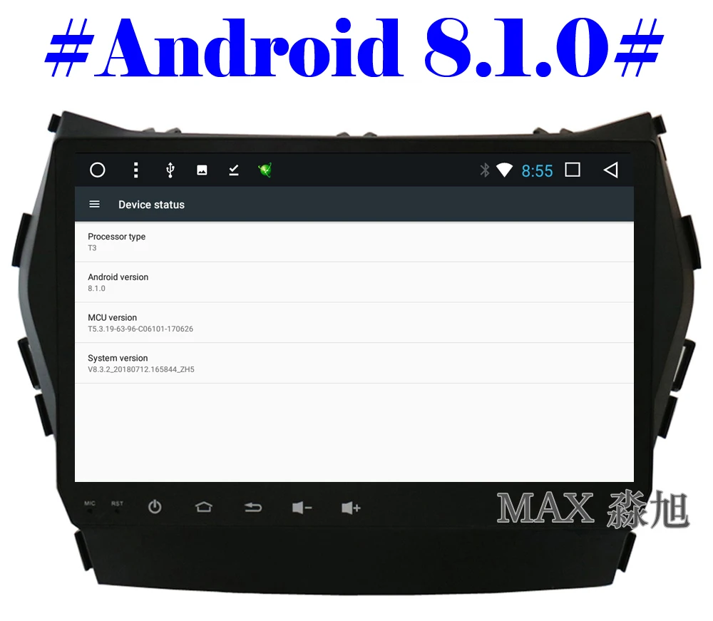 Flash Deal MAX Android 8.1.0 GPS Navigation System For Hyundai IX45 Santa Fe 2013 2014 2015 Car Radio RDS 4G WiFi Bluetooth SWC Free Map 1