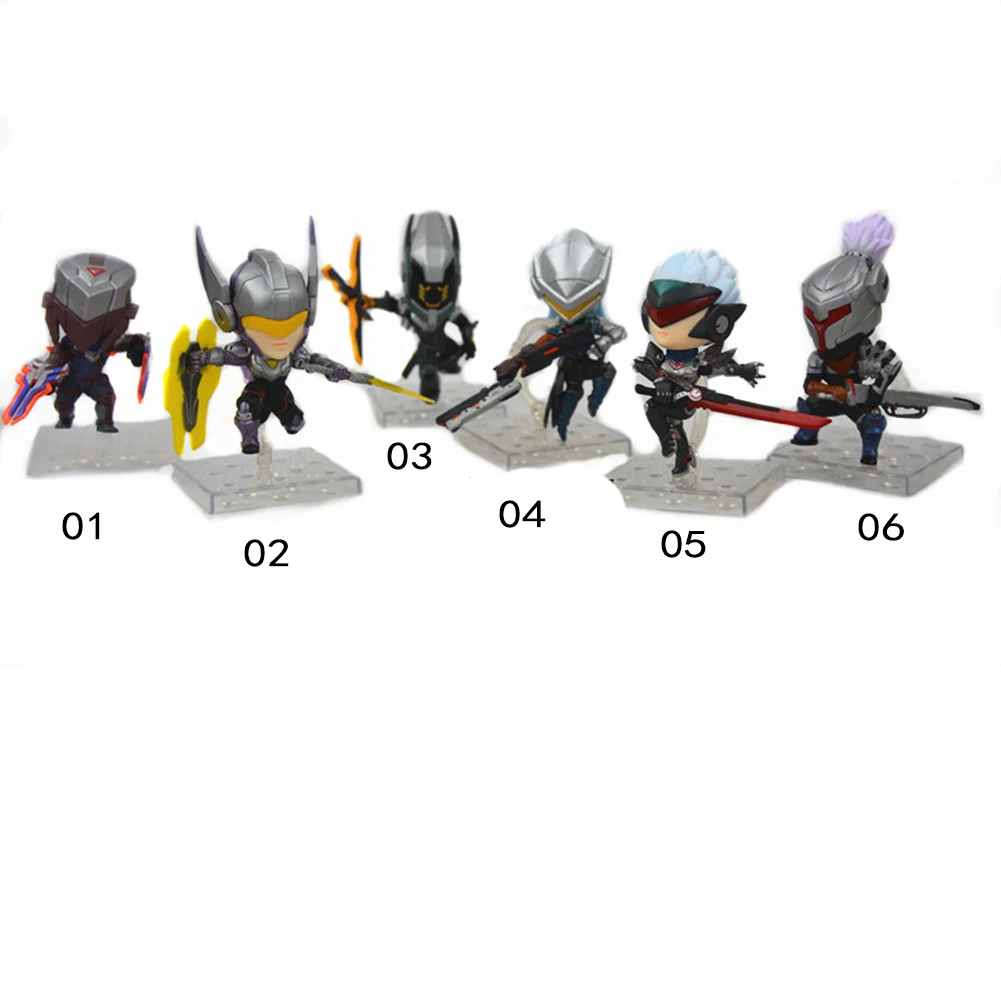 

ELBCOS Project Origin Yi Zed Lucian Leona Fiora Laurent yasuo 8cm/3'' Q Version PVC Action Figures Model Toys