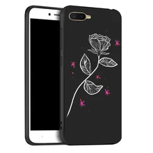Para Oppo K1 funda de silicona negra para OPPO RX17 Neo funda para Oppo K1 K 1 funda cubierta de tpu suave de 6,4 pulgadas(China)