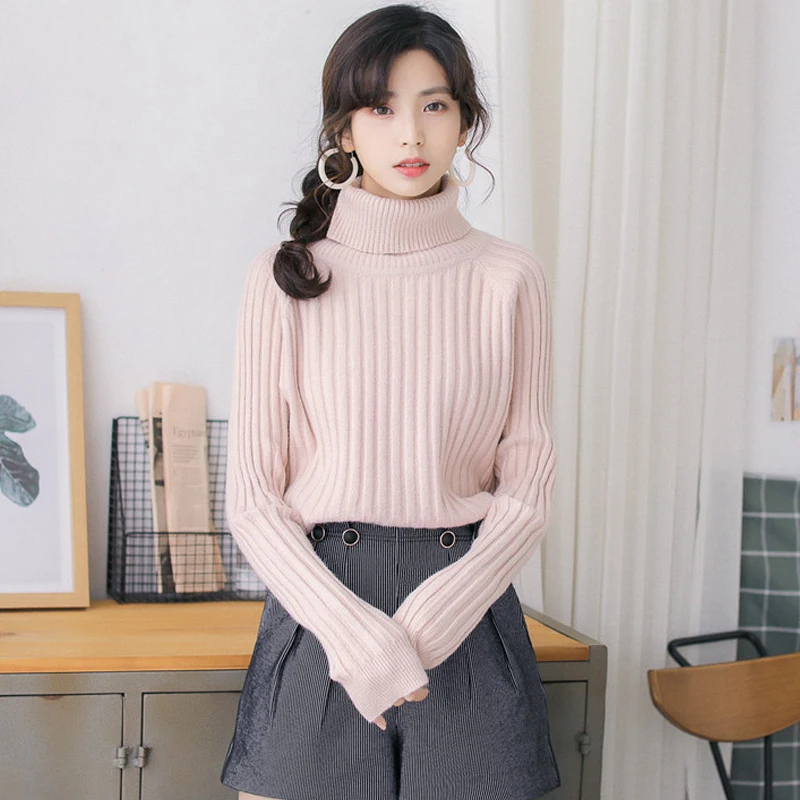 

children girl sweater kids winter teenager 2017 girls warm top turtleneck . white 13 14 15 years old