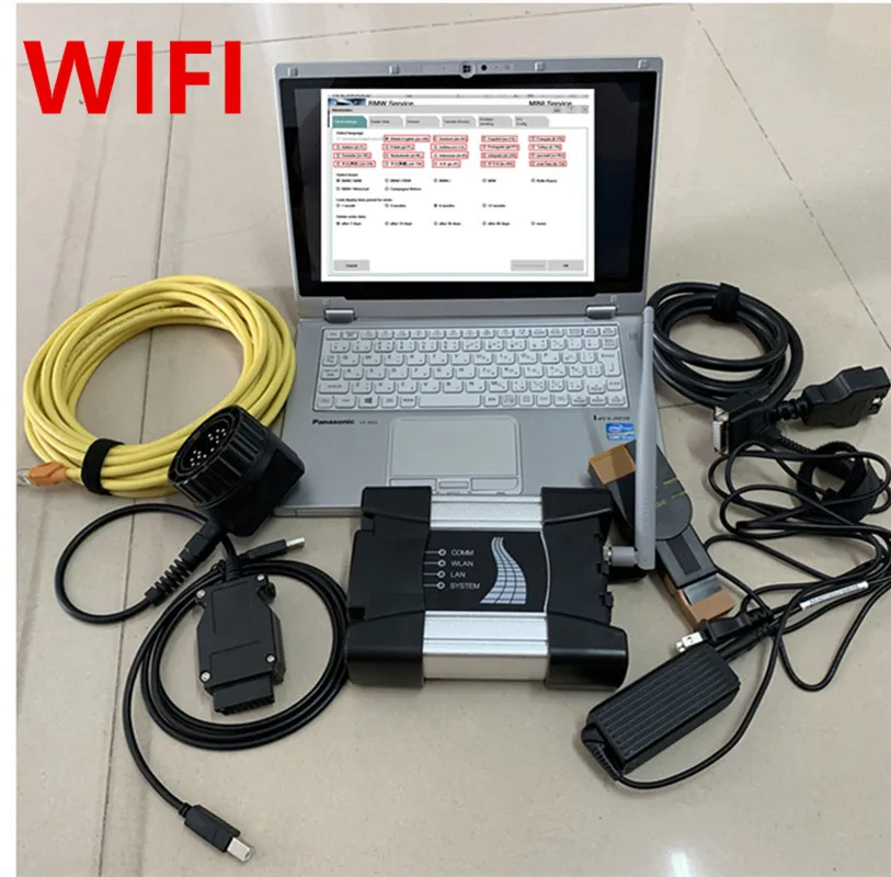  Beste für bmw diagnose-tool 2020 für bmw wifi icom nächste mit laptop CF-AX2 + software SSD 480gb i