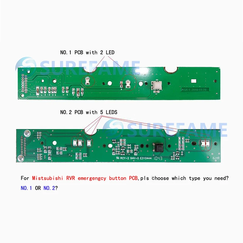 Специальный контроль упаковки PCB для Mitsubishi ASX двойной Din фасции Facia панель адаптеров Surround