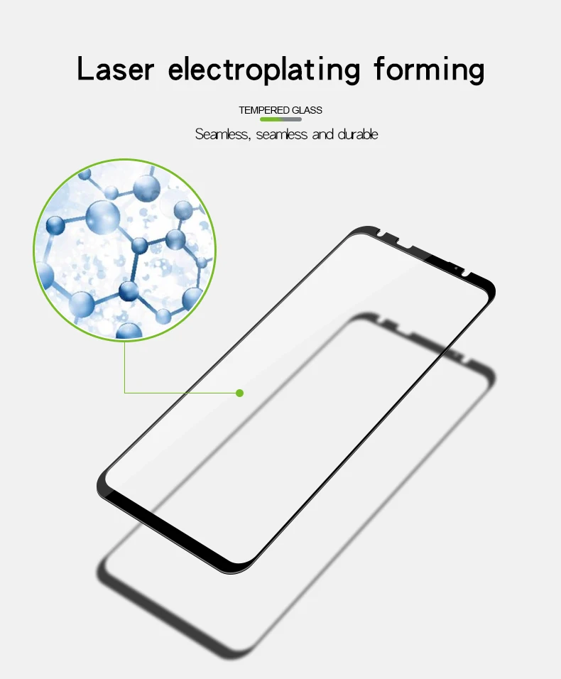 Чехол-книжка Mofi meizu 16th plus, закаленное стекло 2.5D, полное покрытие, закаленное стекло, пленка для meizu 16 Plus, Защитная пленка для экрана