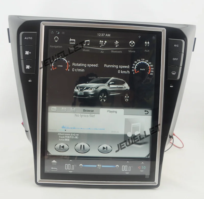 12," tesla стиль вертикальный экран android 6,0 четырехъядерный 32G Автомобильный gps Радио навигатор для Nissan QashQai X-Trail