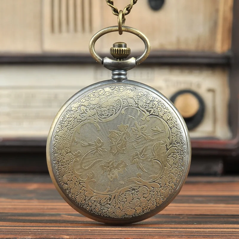 Montre Gousset Quartz Vintage Pour Enfants Cadeau Populaire