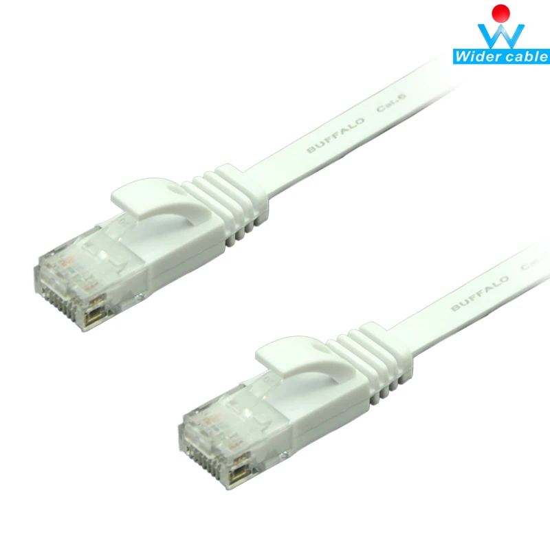 10M 15m 550Mhz 8P8C Flat UTP Cable Category 6 Lan Cable 1.5mm