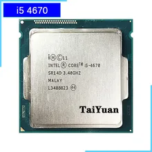 Четырехъядерный процессор Intel Core i5-4670 i5 4670 3,4 ГГц 6M 84W LGA 1150