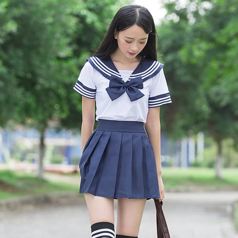 Girls sailor school uniform set #2