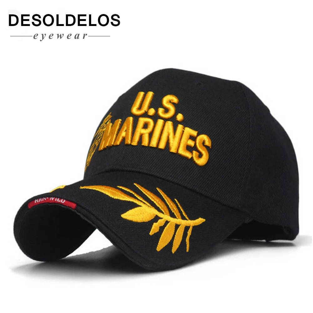 

2019 Tactical US Marines Hat Men US Army Baseball Cap Outdoor Snapback Caps Adjustable Navy Seal Casquette Tactical Bone