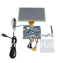 VGA+ AV ЖК-драйвер поддержка 7 дюймов ЖК-панель 800*480 с сенсорной панелью