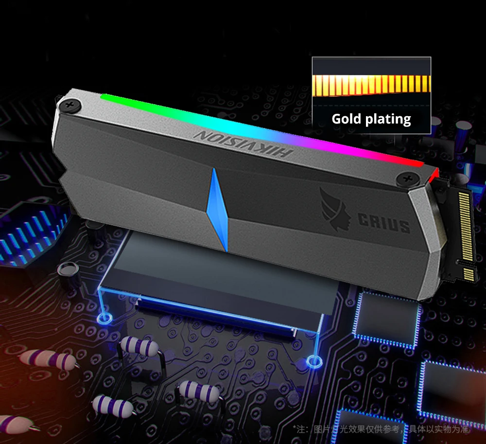 SSD HIKVISION M2 1 ТБ 512 ГБ 256 3500 МБ/с. C2000R SSD RGB свет Внутренний твердотельный накопитель диски для настольного NVMe PCIe Gen 3x4