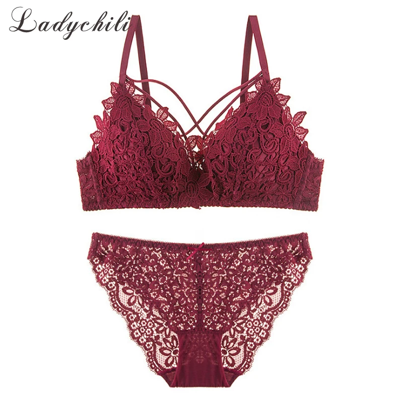 Buy Ladychili Women Intimate Japanese Style Lace Flora