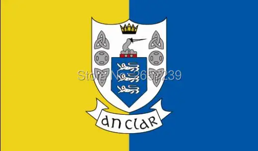 County Clare Flag Irish State County Flag 3x5FT banner 100D 150X90CM