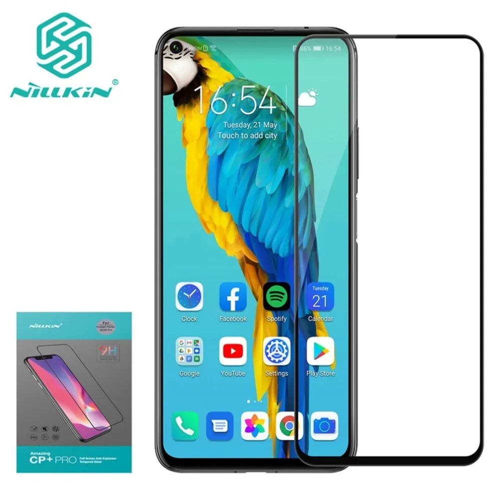 

For Huawei Honor 20 Pro Glass Nillkin CP+ PRO 9H Full CoverTempered Glass Screen Protector for Huawei Honor 20s 6.26 inch