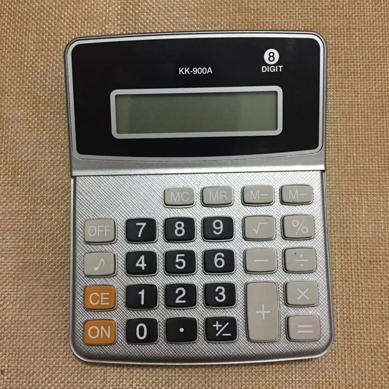 

Hot Sale 8 Digits Display Business Electronic Calculator with Button Battery