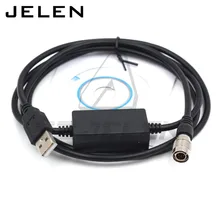 Connecteur Hirose 6pin vers connecteur USB pour câble de données Topcon USB pour station totale Topcon Sokkia compatible système Win7/8/10(China)