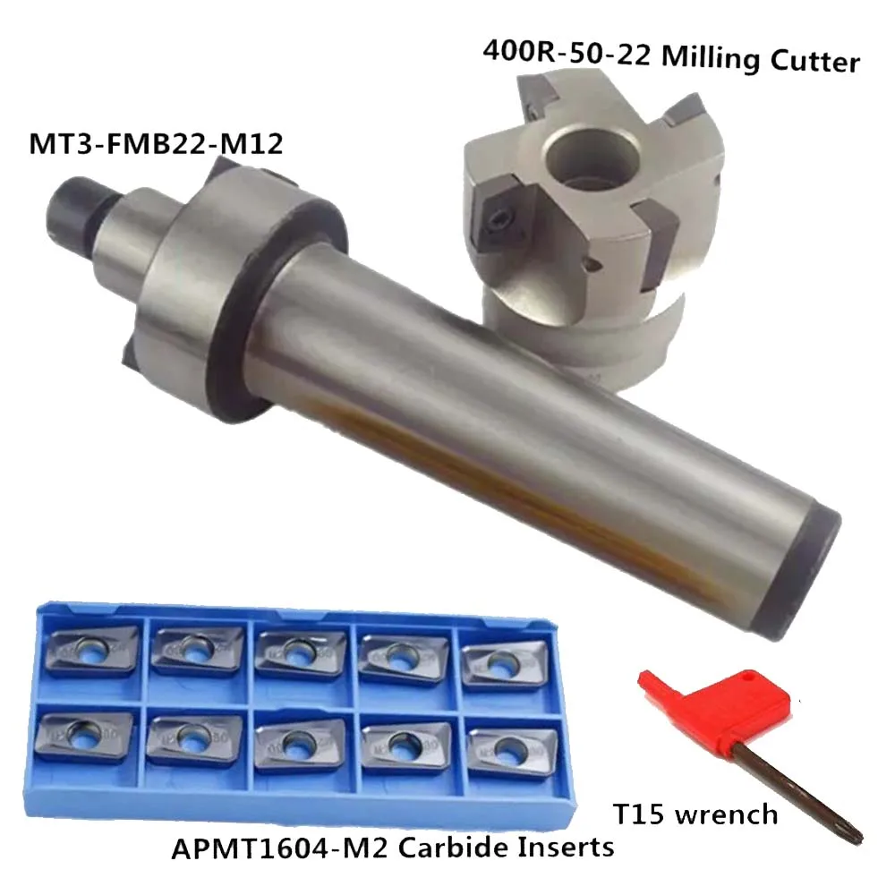 

10pcs Morse Taper Carbide Inserts Wrench T15 Milling cutter End mill arbor Arbor CNC Metalworking High-carbon steel