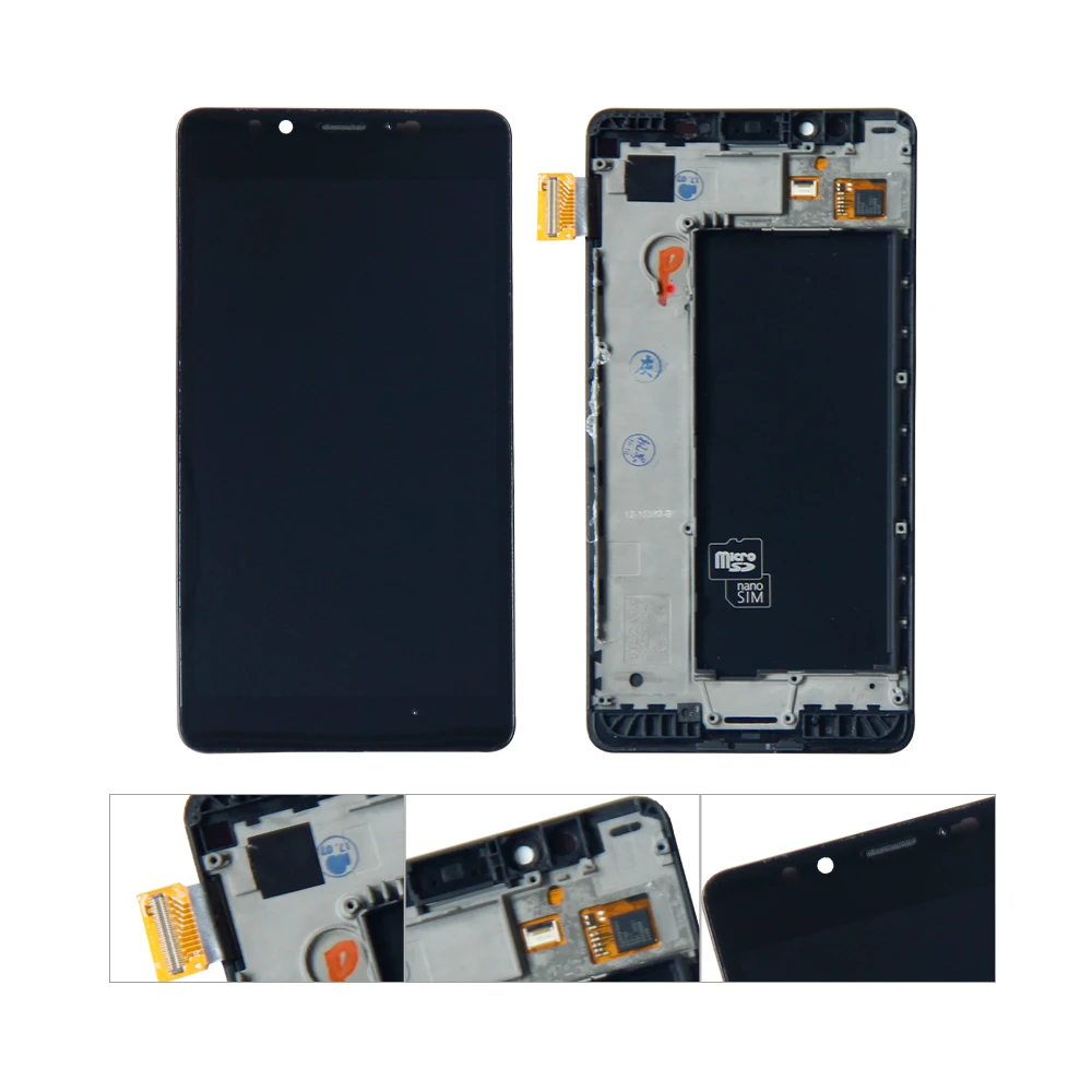 

For Nokia Lumia 950 LCD Display Digitizer Touch Screen Sensor Assembly Replacement Parts With Frame Free Tools