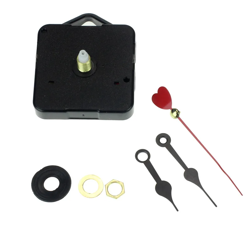 

2019 New Arrival Fashion Red Heart Hands DIY Quartz Wall Clock Movement Mechanism Repair Parts For Home Decor High Quality Hot