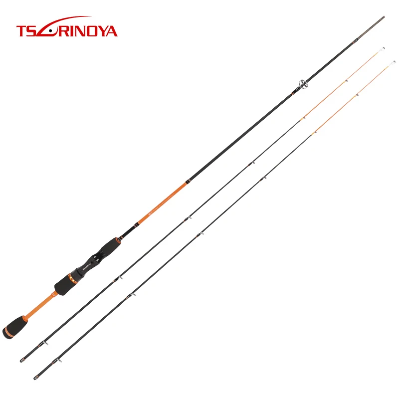 

TSURINOYA JOY TOGETHER IV Area Trout Spinning Fishing Rod Ultra Light 1.8m 2 Luminous Tips 98% Carbon Night Fishing Spinning Rod