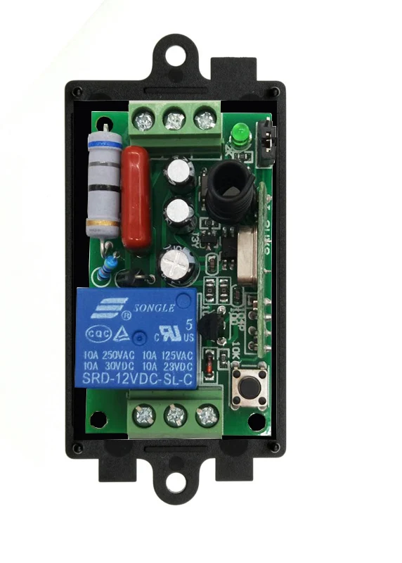 

xuanlongyuan AC 220V 1 CH 1CH RF Wireless Remote Control Switch System Receiver,315 / 433.92 MHz /lamp/ window/Garage Door
