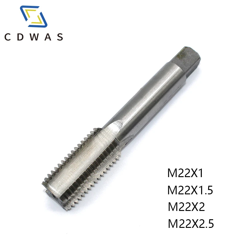 

1PC M22 HSS Tap Straight Flute Machine Tap M22X2 M22X1 M22X1.5 Metric Tap Drill Thread Die Tap Right Screw Plug Hand Tool